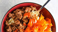 Ground Beef Mushroom Bibimbap Ground Beef Mushroom Bibimbap