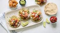 Crispy Shrimp Tostadas Crispy Shrimp Tostadas