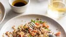 Salmon Quinoa Salad with Balsamic Vinaigrette Salmon Quinoa Salad with Balsamic Vinaigrette