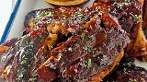 Slow Cooker Pork Ribs with Bourbon BBQ Sauce Slow Cooker Pork Ribs with Bourbon BBQ Sauce