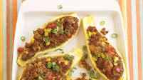 Stuffed Tex-Mex Yellow Squash Stuffed Tex-Mex Yellow Squash