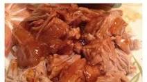 Crockpot Apple Barbecue Pork Loin Crockpot Apple Barbecue Pork Loin