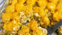 Cheesy Tater Tot Casserole Cheesy Tater Tot Casserole