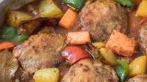 Chicken Afritada (Filipino Chicken Stew) Chicken Afritada (Filipino Chicken Stew)