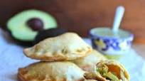 Avocado Empanadas with Cilantro Sauce Avocado Empanadas with Cilantro Sauce