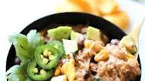 Creamy Crockpot Taco Chicken Chili Creamy Crockpot Taco Chicken Chili