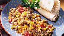 South-of-the-Border Beef and Rice Bake South-of-the-Border Beef and Rice Bake