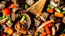 One Skillet Beef Tips with Peppers and Onions One Skillet Beef Tips with Peppers and Onions