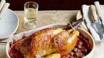 Roast guinea fowl with white wine, tomatoes & olives Roast guinea fowl with white wine, tomatoes & olives