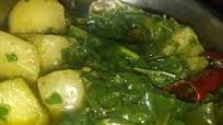 Kashmiri kadam saag Kashmiri kadam saag