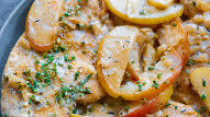 Chicken Fricassee with Apples Chicken Fricassee with Apples