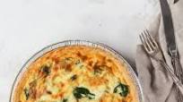 Bacon, Mushroom & Spinach Quiche Bacon, Mushroom & Spinach Quiche