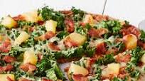 Pineapple, Bacon & Kale Pizza Pineapple, Bacon & Kale Pizza