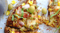 Thin Crust Ragi Pizza Thin Crust Ragi Pizza