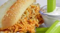 Slow Cooker Buffalo Chicken Sandwiches Slow Cooker Buffalo Chicken Sandwiches