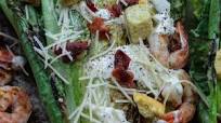 Grilled Shrimp + Chicken Caesar Salad Grilled Shrimp + Chicken Caesar Salad