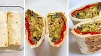 Grilled Veggie Hummus Wraps Grilled Veggie Hummus Wraps