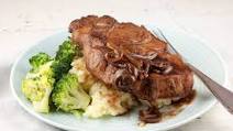 Marinated pork shoulder chops Marinated pork shoulder chops