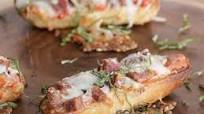 Hot Dog Bun Bruschetta Hot Dog Bun Bruschetta