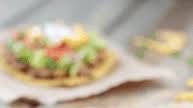 Beefy Bean Tostadas Beefy Bean Tostadas