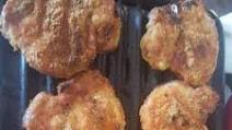 Broiled BBQ Breaded Pork Chops Broiled BBQ Breaded Pork Chops