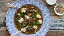 Oxtail Pot with Gnocchi and Broad Beans Oxtail Pot with Gnocchi and Broad Beans