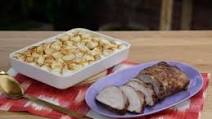 Pumpkin Pie Spiced Pork Loin with Sweet Potato Casserole Pumpkin Pie Spiced Pork Loin with Sweet Potato Casserole