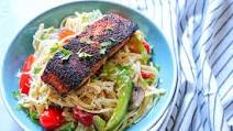 Blackened Salmon Pasta Blackened Salmon Pasta