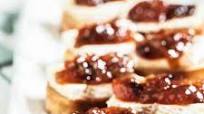 Brie and Fig Crostini Brie and Fig Crostini