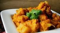 Punjabi Aloo Gobi - Potatoes and Cauliflower cooked Punjabi style Punjabi Aloo Gobi - Potatoes and Cauliflower cooked Punjabi style