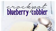 Crockpot Blueberry Cobbler Crockpot Blueberry Cobbler