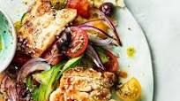 Greek salad with halloumi Greek salad with halloumi