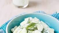 Cucumber Salad with Dill Yogurt Dressing Cucumber Salad with Dill Yogurt Dressing