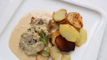 Filet mignon with mustard and tarragon sauce Filet mignon with mustard and tarragon sauce