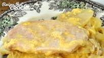 Crock Pot Scalloped Potatoes and Pork Chops Crock Pot Scalloped Potatoes and Pork Chops
