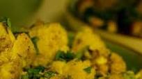 Spiced Roasted Cauliflower and Saag Paneer Spiced Roasted Cauliflower and Saag Paneer