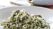 Spicy Spinach Linguine with Olive Oil and Garlic Spicy Spinach Linguine with Olive Oil and Garlic