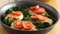 Easy Chicken with Tomatoes and Spinach Easy Chicken with Tomatoes and Spinach