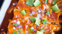 Baked Enchilada Style Veggie Burritos Baked Enchilada Style Veggie Burritos