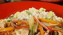 Tofu Stir-Fry with Fried Rice Tofu Stir-Fry with Fried Rice