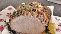 Pork Loin with Lemon, Garlic and Thyme Pork Loin with Lemon, Garlic and Thyme