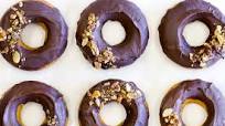 Pumpkin Spice Donuts with Dark Chocolate Glaze Pumpkin Spice Donuts with Dark Chocolate Glaze