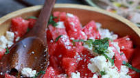 Greek Watermelon and Feta Salad Greek Watermelon and Feta Salad