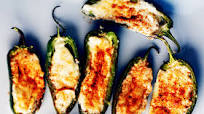 Jalapeños rellenos de queso Jalapeños rellenos de queso