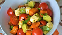 Butternut Squash Caprese Salad Butternut Squash Caprese Salad