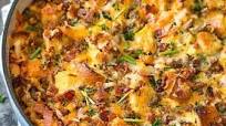 Loaded Overnight Breakfast Casserole Loaded Overnight Breakfast Casserole