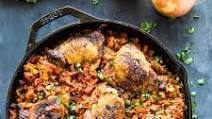 One Pan Spanish-Style Chicken and Rice One Pan Spanish-Style Chicken and Rice