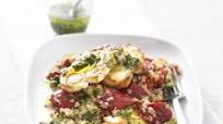 Quinoa salad with grilled halloumi Quinoa salad with grilled halloumi
