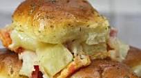 Oven Baked Hawaiian Pizza Sliders Oven Baked Hawaiian Pizza Sliders