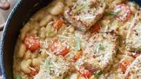 Garlic Herb Pork Medallions with Tuscan White Beans Garlic Herb Pork Medallions with Tuscan White Beans